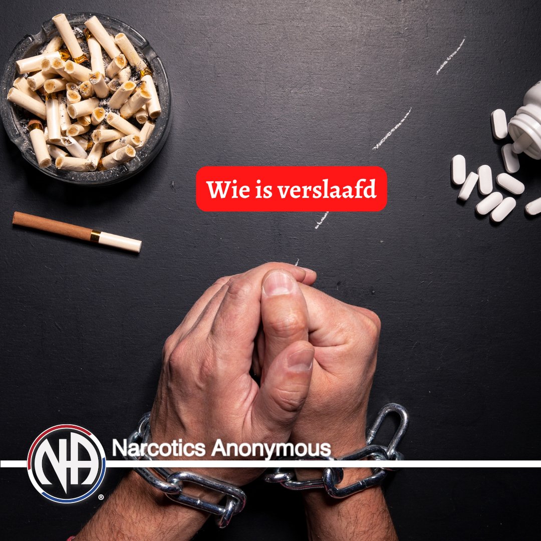 nanederlandnl's tweet photo. Ben ik verslaafd?

"Wie is verslaafd?" Wij weten het!
Ons hele leven en denken draaide om drugs: het verkrijgen, gebruiken en het vinden van manieren om aan meer te komen.
.
👉 https://t.co/UV6gFT903u
.
#NAnederland #inherstel #drugs #verslavingsvrij #absinentie #afkicken https://t.co/fTEg9UamSz