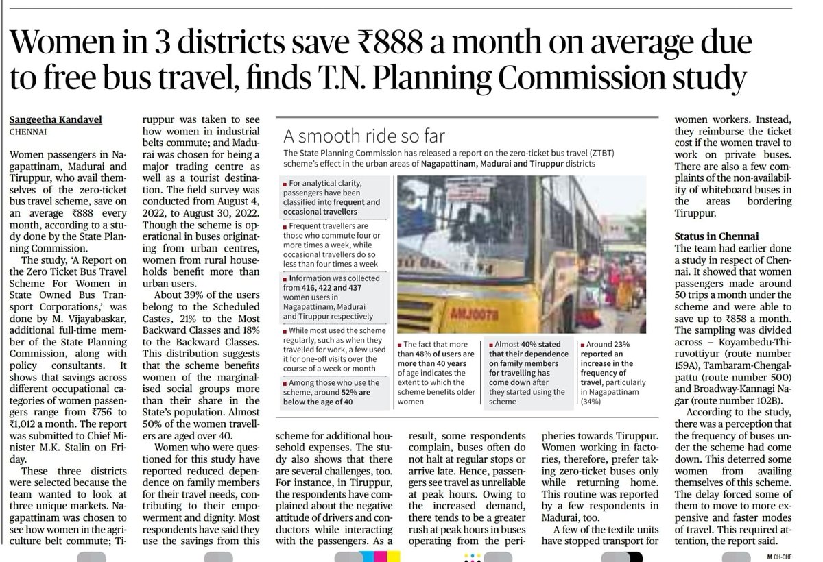 Dr P Thiaga Rajan (PTR) (@ptrmadurai) on Twitter photo This kind of benefit analysis is vital to assess the relative value (& cost/benefit) of government schemes and so-called "freebies". CM <a href="/mkstalin/">M.K.Stalin - தமிழ்நாட்டை தலைகுனிய விடமாட்டேன்</a>'s Govt aims to improve the "efficiency of expenditure" in multiple such ways and set a new benchmark for fiscal management & policies This kind of benefit analysis is vital to assess the relative value (& cost/benefit) of government schemes and so-called "freebies". CM <a href="/mkstalin/">M.K.Stalin - தமிழ்நாட்டை தலைகுனிய விடமாட்டேன்</a>'s Govt aims to improve the "efficiency of expenditure" in multiple such ways and set a new benchmark for fiscal management & policies