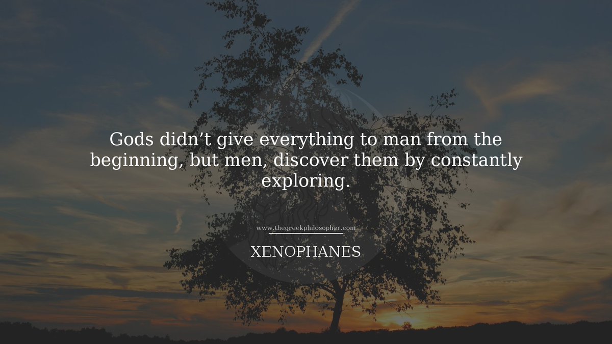 #Xenophanes #ancient #Greek #philosopher
app.thegreekphilosopher.com