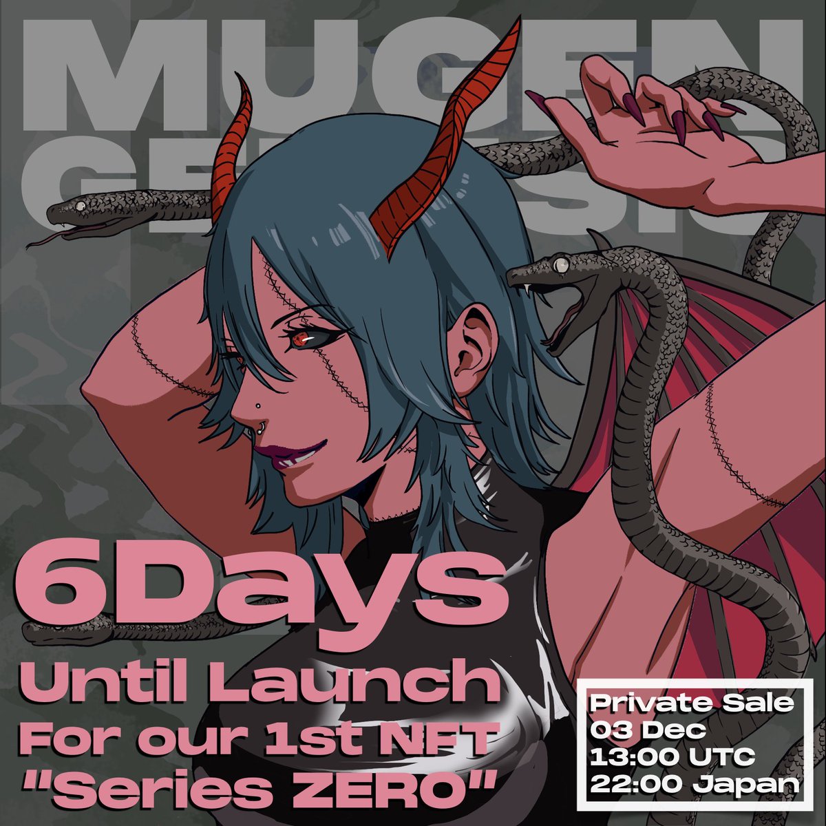 6 Days until launch✨
#MUGENGenesis