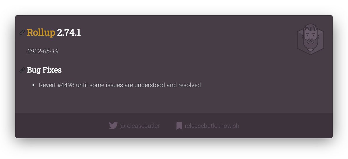 Release Butler tweet media