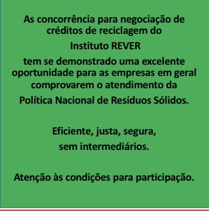 CervBrasilReal's tweet photo. #pnrs
#logisticareversa
#desenvolvimentosustentavel https://t.co/CfA8Eyag8Y