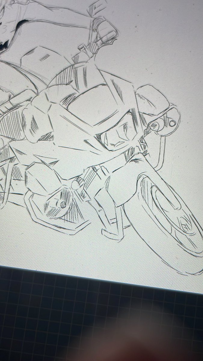 SweetMojii's tweet photo. I drew bike https://t.co/5wz9hDQrsY