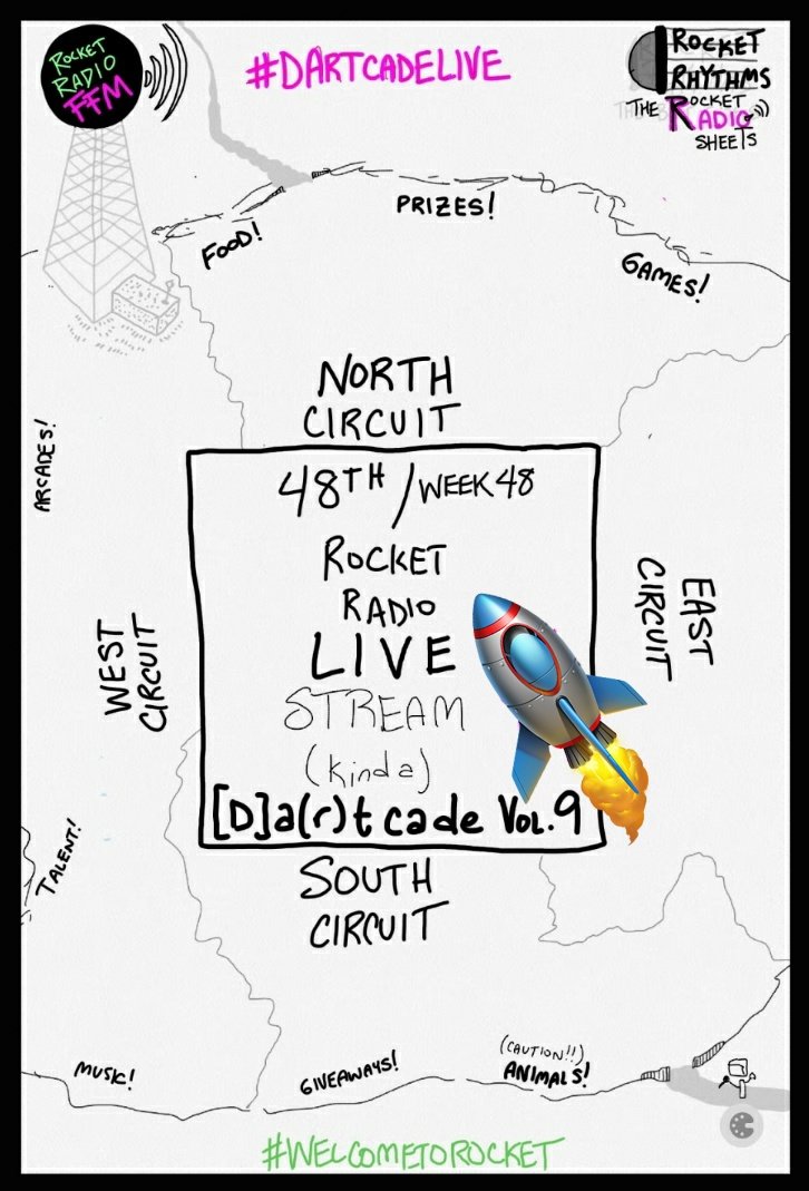 rocketradioffm's tweet photo. #DartcadeLIVE
w/ Reginald Hines
Coming up for Saturday Night Deluxe #Dartcade https://t.co/4UbPkxo1Yi