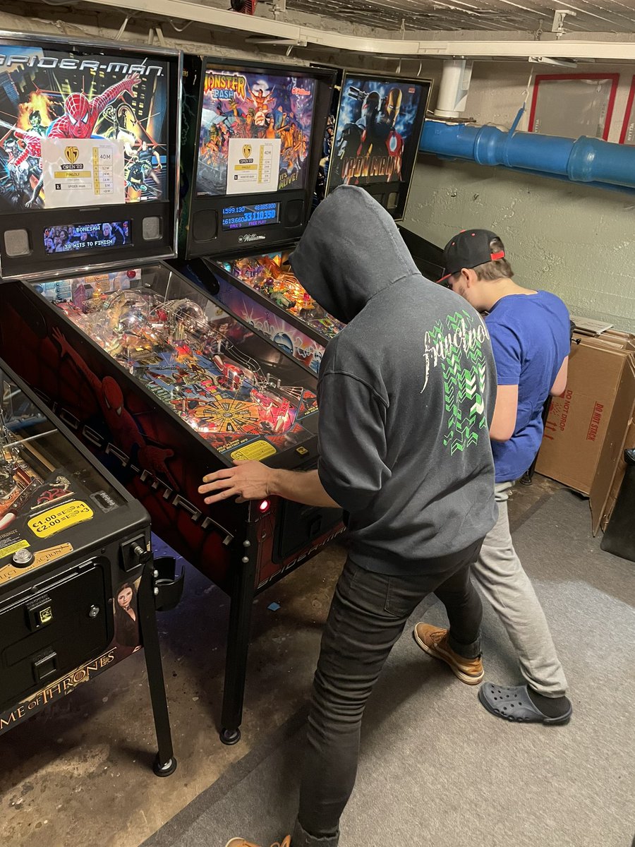 k15pinball's tweet image. #pingolf playoffs in full speed in #k15open . I A and MAR trying to get to 40M by playing as few balls as possible. See live.k15.fi and the PinGolf tab for live results. #pinball