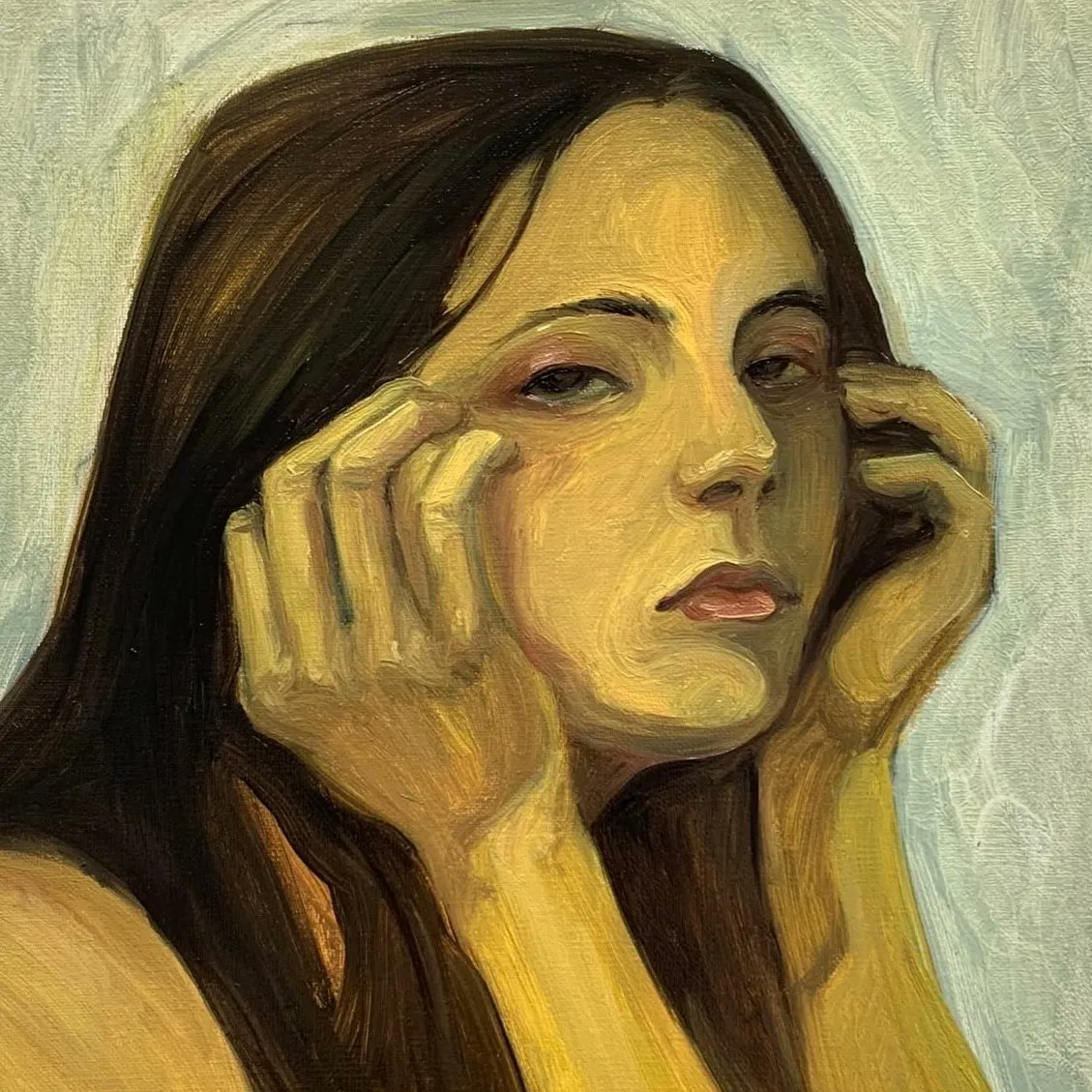 almakrig's tweet photo. madame is written from the photo of another madame from Pinterest and is slightly interpreted for herself
if there is a next time, I will write my hands
#oil #художник #oilpainting #drawing #tradition #artist #paintings #portrait #живопись #масло #портретназаказ #photo #pinterest https://t.co/HNB8b9gj46