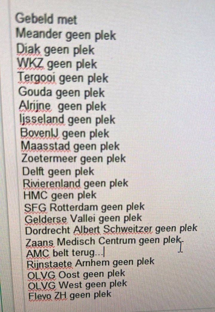 Dit is hoe een #zorginfarct eruit ziet 👇