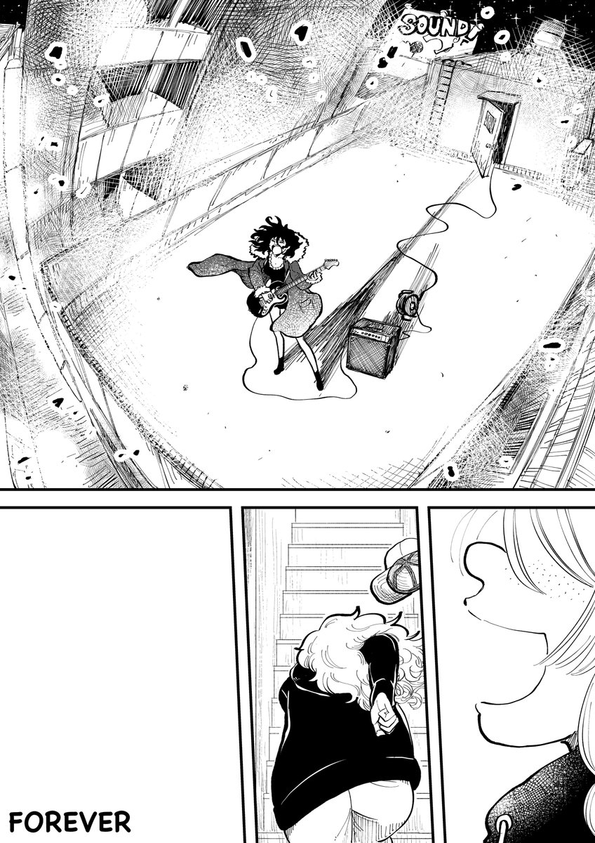 「鳴らせ」#27（最終話） (4/4)
Nothing's gonna change our world.

#オリジナルマンガ
#毎日漫画
#漫画が読めるハッシュタグ https://t.co/72VSAA9oSz