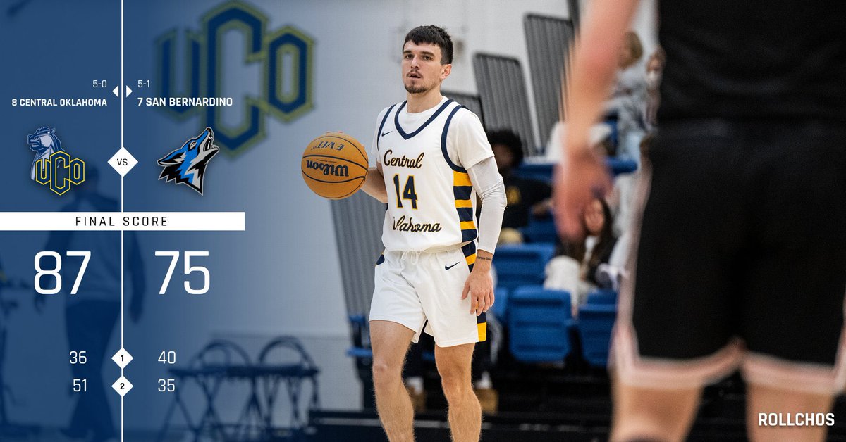 UCOMBB's tweet photo. HOW BOUT THEM CHOS! Bronchos take the final game in Hawaii vs No. 7 CS San Bernardino. MIAA play up next. 

#RollChos https://t.co/arFEjtalv7