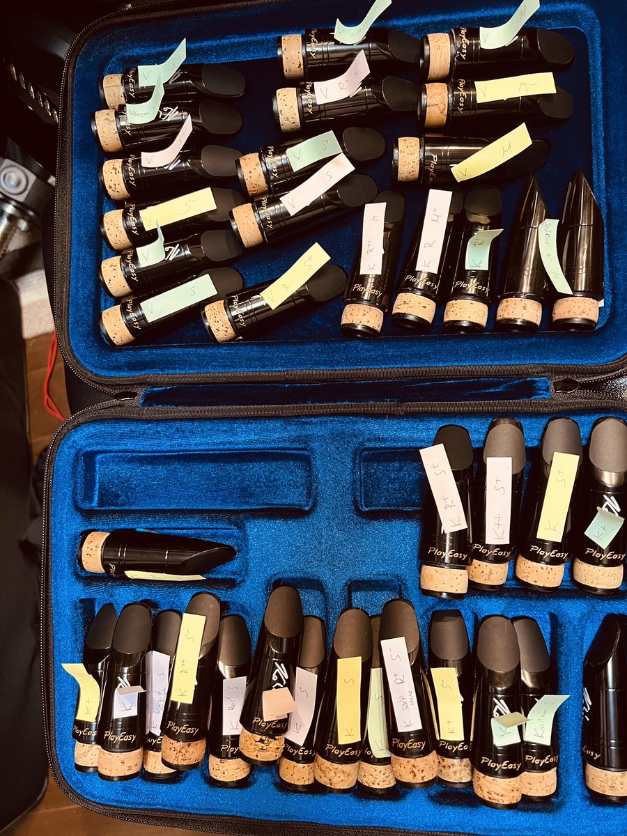 40本プレイニック=コハーン マウスピース、選定して、ピッチ調整した