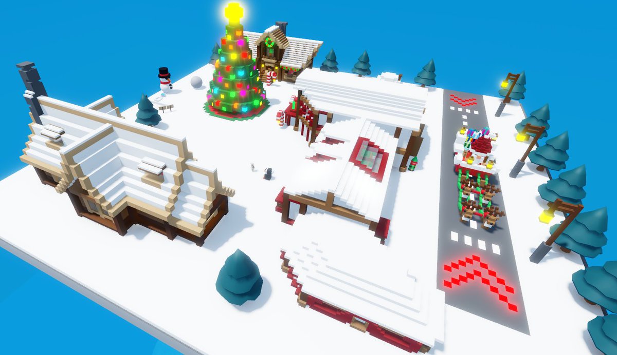 DynamiteDuchess's tweet photo. A sneak peek of my @RoPetsGame Christmas build 🎄🎄🎅  Keeping my fingers crossed that I can finish it as I'm close to the build limit 🤞 https://t.co/yu149Cg9DV