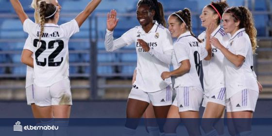 RealMadridCFfem's tweet photo. Manita del Real Madrid Femenino ante al Alhama con Feller y Esther González como estrellas https://t.co/fiTQllPyFJ https://t.co/qaY1SD1FgZ