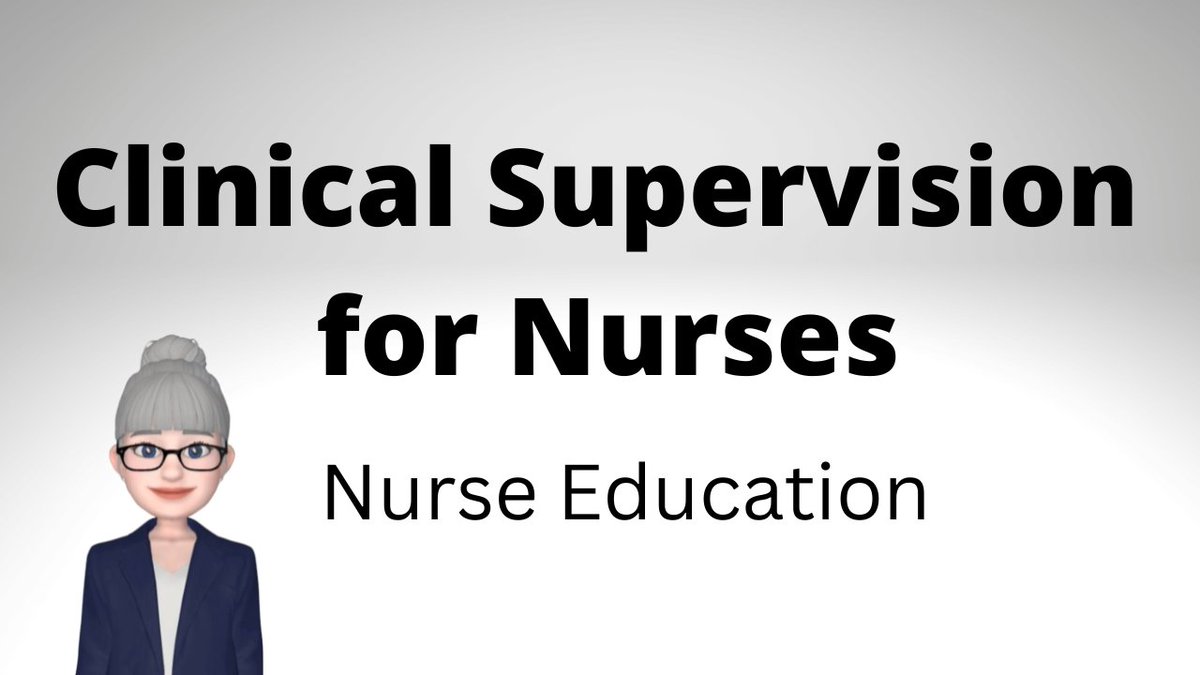 This week's video helpful for nurse educators  @NurseEdUK &amp; nurse managers  - an overview of clinical supervision models/frameworks, along with some useful resources to support delivery, see YouTube link below:
youtu.be/37-qfP-azKg

I hope you find it helps🤓
<a href="/lanternpublish/">Lantern Publishing</a>