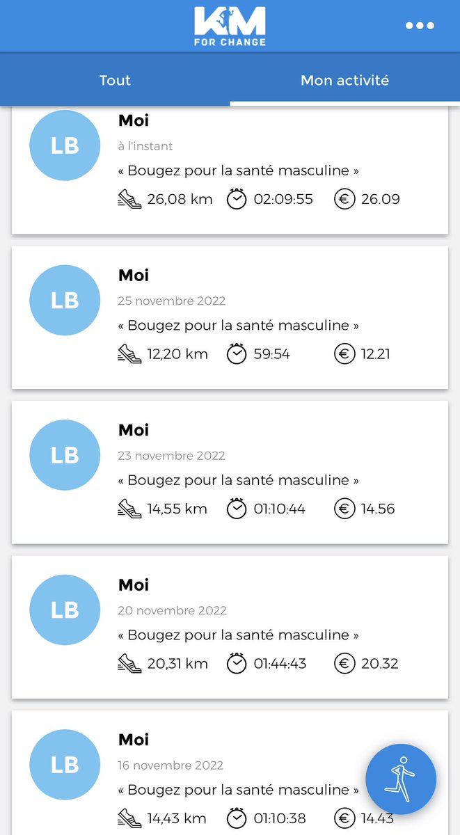 Derniers jours pour « Tous concernés, tous engagés contre la maladie ! » On se mobilise pour👨🏻 1km=1€ #AXAAtoutCoeur #AXAMovember #kmforchange poke <a href="/BenGosset78/">Ben</a> <a href="/jcarreaud/">julien carreaud</a> <a href="/FlorianLasowy/">Florian Lasowy</a>