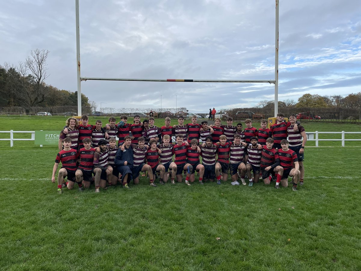 BGSRUFC's tweet photo. A fantastic and hard fought 17-12 win for the 1st XV today @Harrogate_Rugby . Well done to both teams for a superb game of rugby in front of good support! Great #RFUCoreValues on show #BGSRugby https://t.co/lpGRZxsQNb