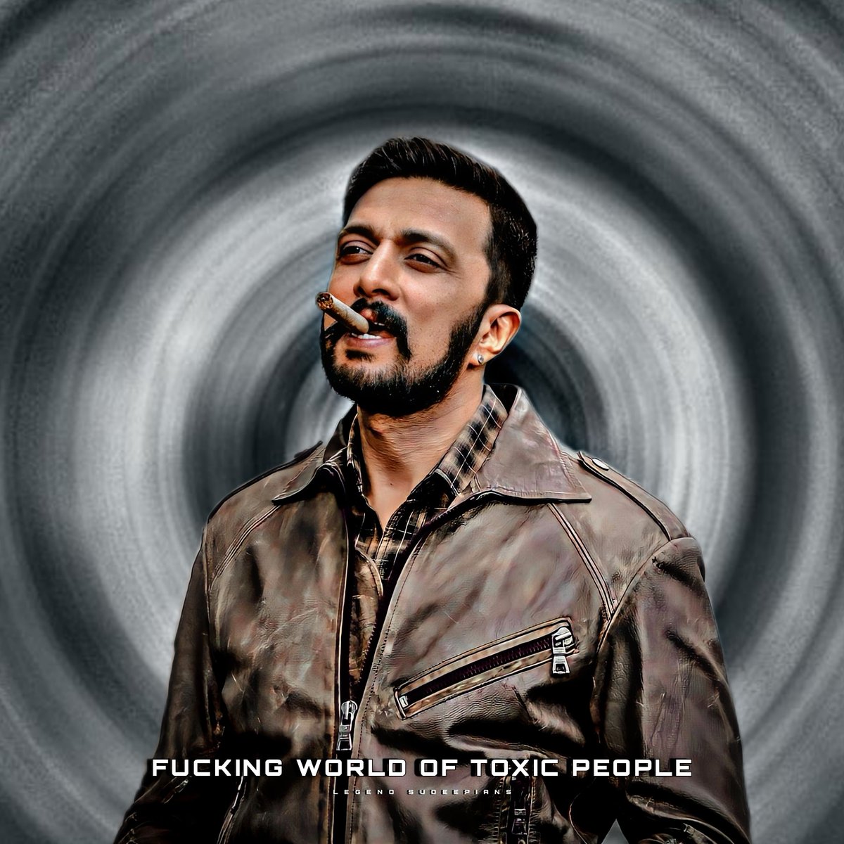 LS_official___'s tweet photo. BOSS 💥

Fucking world of toxic people 👽

#KicchaSudeep𓃵 #Kiccha46 #KingKiccha https://t.co/f3R6KlHjTu