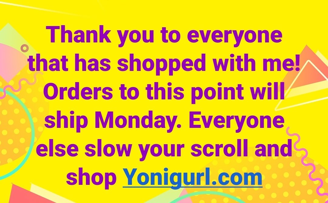 Yonigurlllc's tweet image. Sale plus 20% off sitewide! Yonigurl.com #yonipops For a tighter, juicier, odorfree vagina! #chrisleyknowsbest #yonisoap #yonioil #selfcare #yonidetox #wellness #nontoxic #yeastinfection #bv #odor #CyberMonday
#blackgirlmagic #blackfriday  #queenssupportqueens #wap