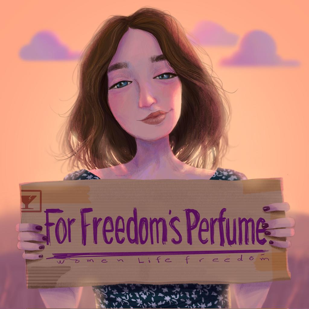 💚🕊️❤️
For freedom's Perfume 
💚🕊️❤️
 #womenlifefreedom #IranRevolution2022 #sarinaesmailzade .
💚🕊️❤️