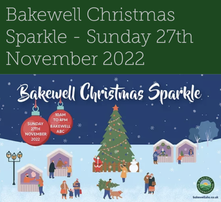 AshoverBand's tweet photo. We are playing at the Bakewell Christmas Sparkle event today! What a wonderful way to kick off our Christmas programme. We will be playing from 11.30. Why not come down and enjoy getting in a festive mood with us? https://t.co/fZNMzpJme9
