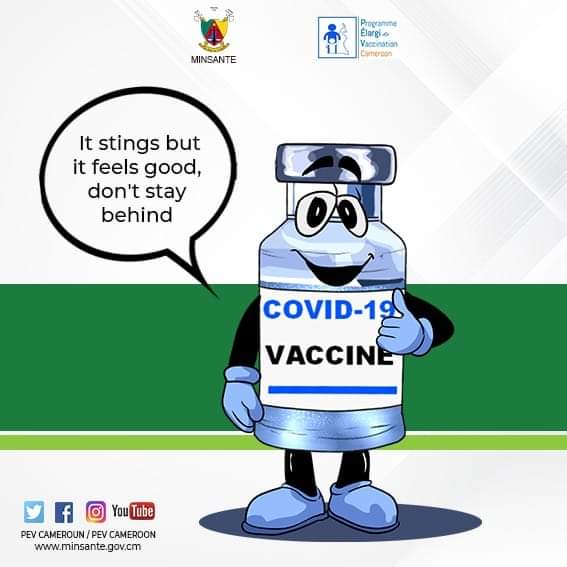 Today marks the end of the 5th round of vaccination campaign against Covid-19 in Cameroon. Although the campaign ends today, vaccination against the virus will continue in the different outlined vaccination centres.
#ABCFreeCovid19 
#StopCovid19  
@whocmr @MinsanteCMR @BloggersCM