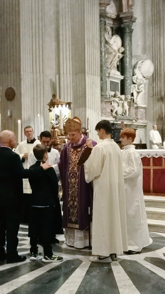 Laudaanimamea's tweet photo. Our three boys are now confirmed. Great to see the elders encouraging the youngest. https://t.co/T43FrHVQHD