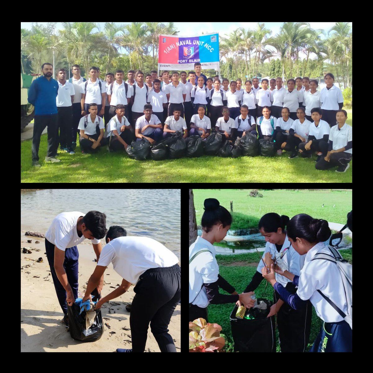 NRubawathi's tweet photo. 🇮🇳JAI HIND🇮🇳
On the Occassion of NCC Day, Beach cleaning was undertaken by cadets of 1 AN Naval Unit NCC at Marina Beach and nearby areas.
#PuneetSagar
@HQ_DG_NCC
@NCCDte_TNPAN https://t.co/i69I9yOKhI