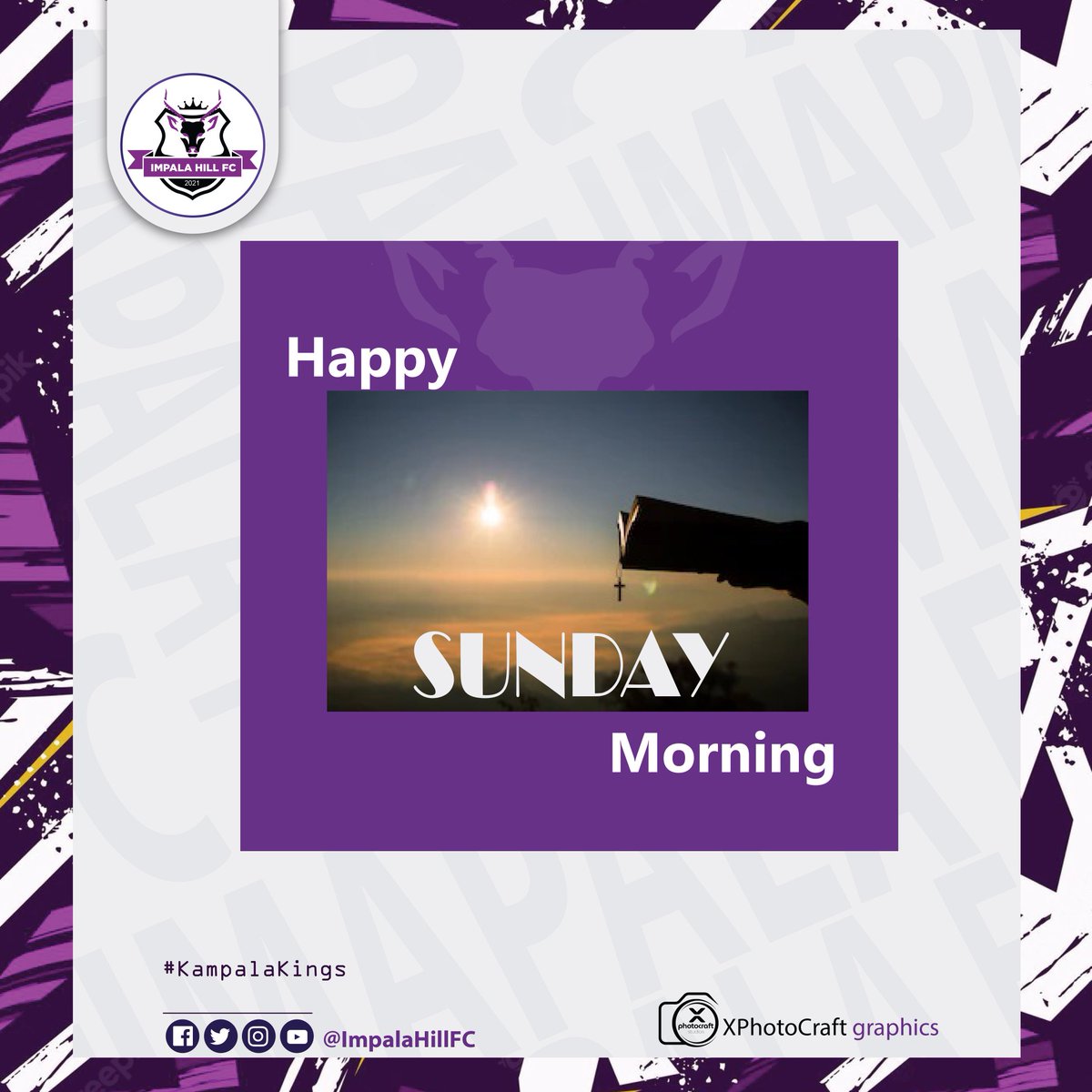 ImpalaFootball's tweet photo. May you enjoy the blessings and  favor of God today. 🙏
#WeAreImpalaHillFC
#KampalaKings https://t.co/To94Schz74