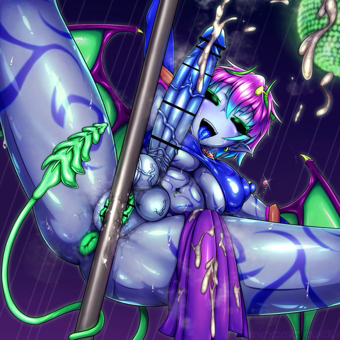 NSFW/R-18閲覧注意
いいふたなりの日ということで
淫魔化すごろく2よりポールで踊るベリダスさんです。
2やってると無印勢との絡みも見たくなりますね。
(淫魔化後のネタバレなので注意) 