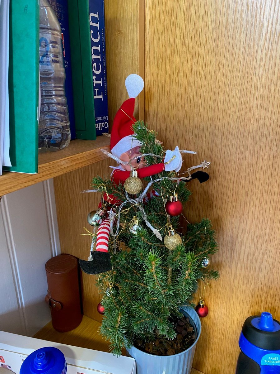 SJBWindsor's tweet photo. On the first Sunday of Advent, the naughty Christmas elves moved into St John's dorm. They are up to all sorts of mischief, and the boarders are having fun going along with it. Watch out! Christmas is in the air...
#SJBboarding #SJBfun #elfontheshelf
@SJBboarding https://t.co/7K3JsBXnOY