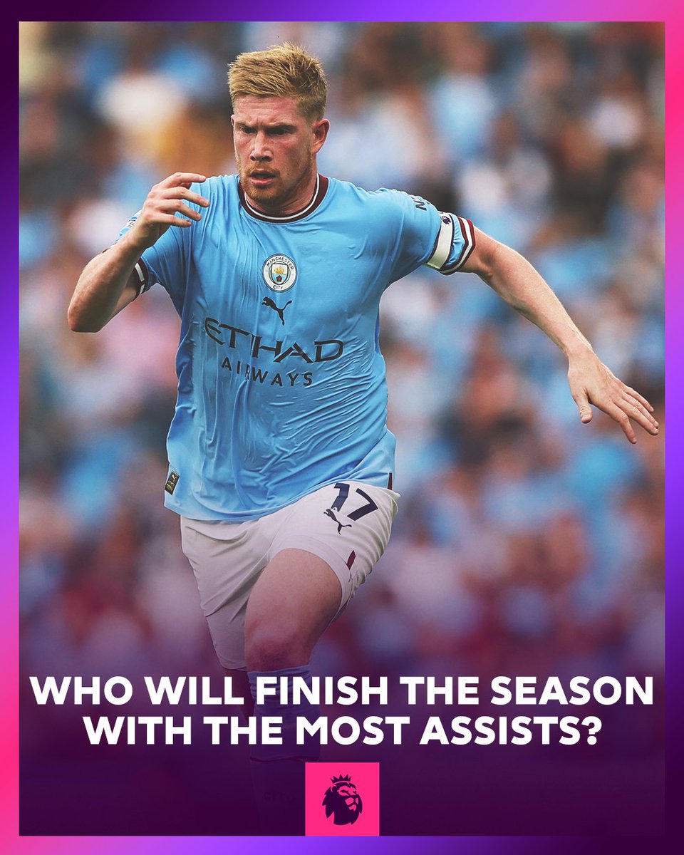 Premier League @premierleague Kevin De Bruyne leads the way at the moment 💪 Who…