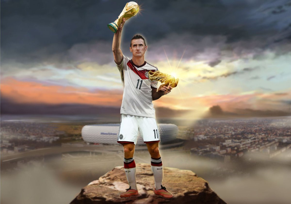 OptaJabulani's tweet photo. 16 -U-Miroslav Klose wuyena m'dlali onamagoli amaningi kwiNdebe yomuHlaba ye-FIFA. Usefake ayi-16. M'gadli. https://t.co/PAllLDIBsQ