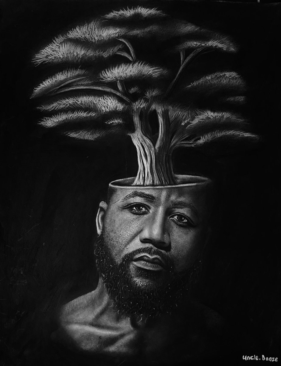 UncleDonze's tweet photo. Hey Twitter ☺️I’m a pencil artist From Lesotho🇱🇸Please Retweet and Mention @casspernyovest 🐐this might look good on his Root Of Fam Merch 🥺🔥 https://t.co/X8GiWNB0ZZ