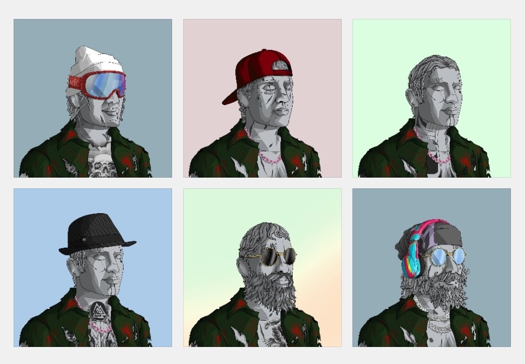 LeetleMako's tweet photo. I feel like a have a Brady Bunch going... but make it serial killers 😂
 🦾🦈

Much love for the trade @LukeCantCrypto you're too fooking awesome!

#LGFI
#Jasoncrew 
@MetaTattooClub 
@MTCPANTHEONGODS https://t.co/HpCNFi3MH1