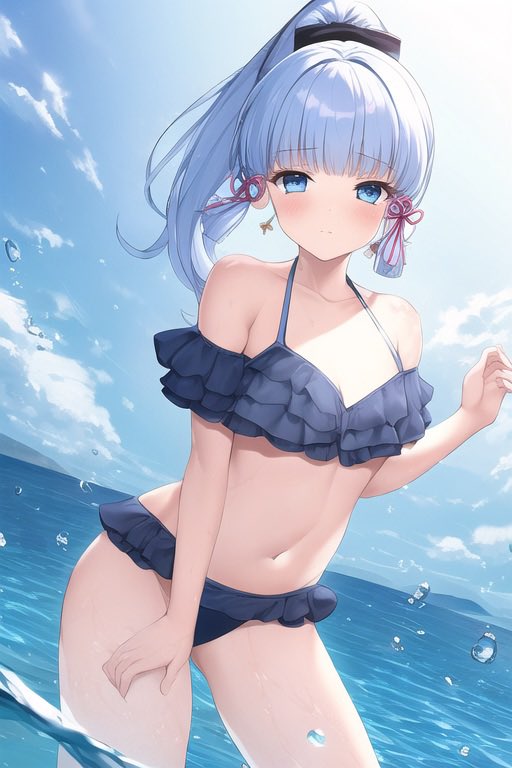 神里綾華水着
#NovelAI 