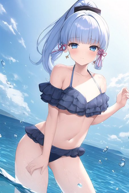 神里綾華水着
#NovelAI 