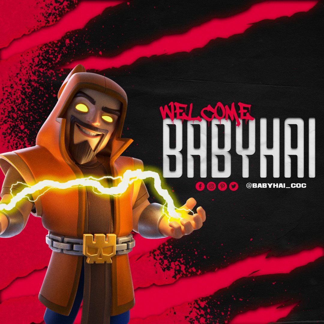 blitzesportscoc's tweet photo. We are glad to announce a new addiction to our roster. He's been playing with us for a while, but now it's official 🌚 
Welcome to our team @Babyhai_coc 🔥
#BLITZWIN https://t.co/2o6UYnFzHF