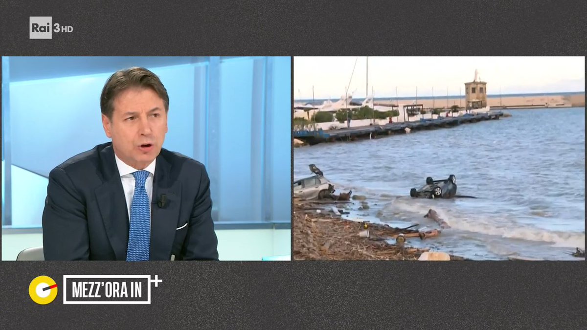 Inmezzorarai's tweet photo. "A Ischia ci sono 27mila richieste di condono da prima del 2018, oltre a quelle per il terremoto. L'art. 25 del Decreto Ponte Morandi non è un condono, abbiamo velocizzato l'analisi di quelle richieste, senza deroghe ai vincoli idrogeologici." 
@GiuseppeConteIT
 #mezzorainpiu https://t.co/Xoep7G3Ssv