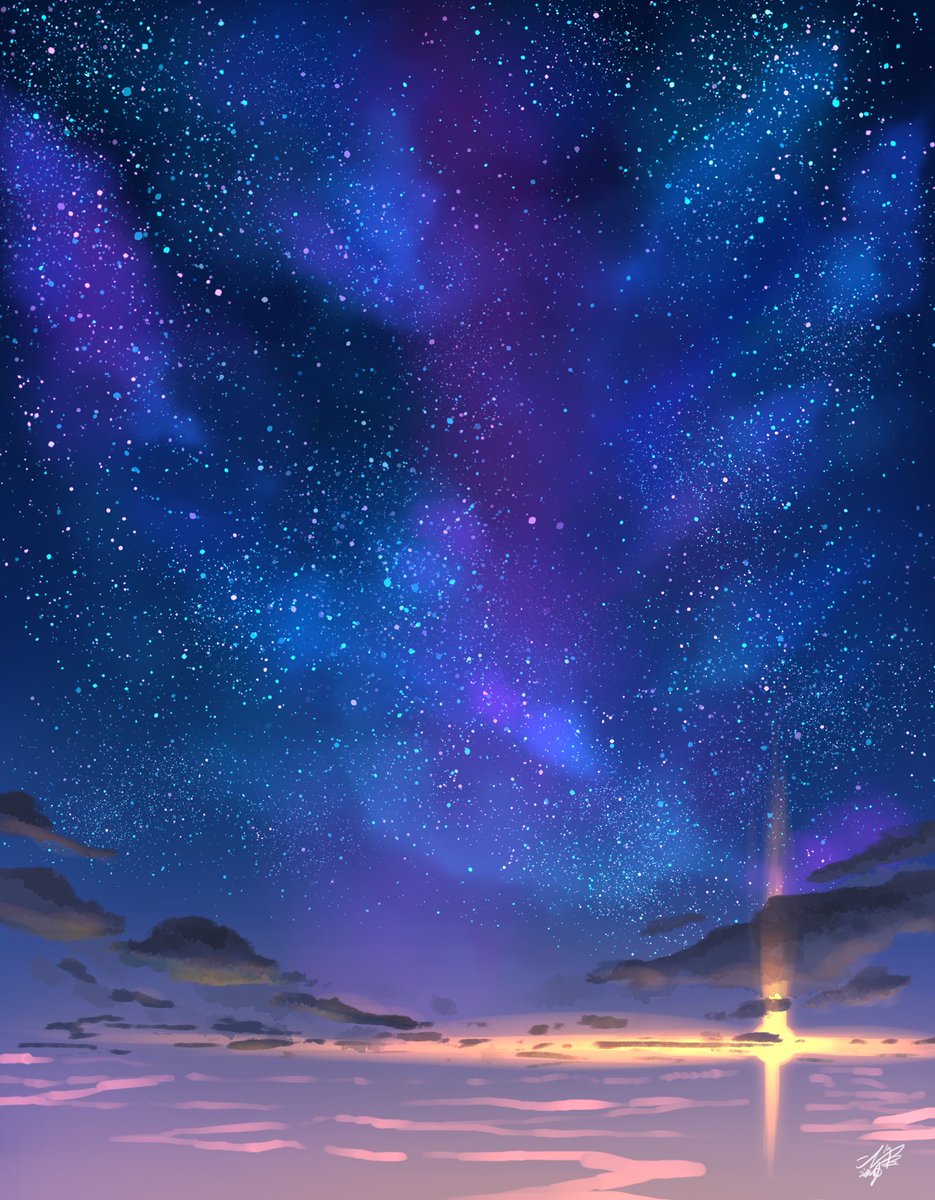 今日描いてた背景、赤い光入れたらローグワンの最後っぽくなった https://t.co/BaCRgOnVOh