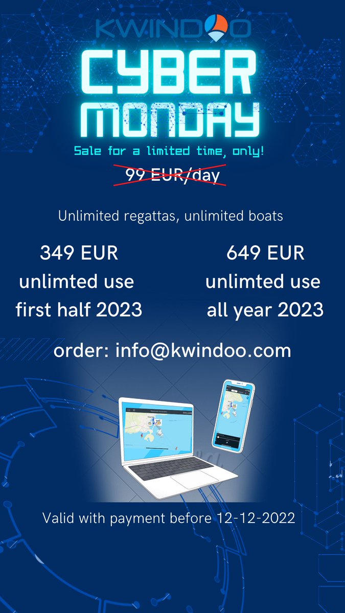Deal of the year and the next, too!  Get hours from fans for your #regatta ! #sailing #smartsailing #getfans #hype