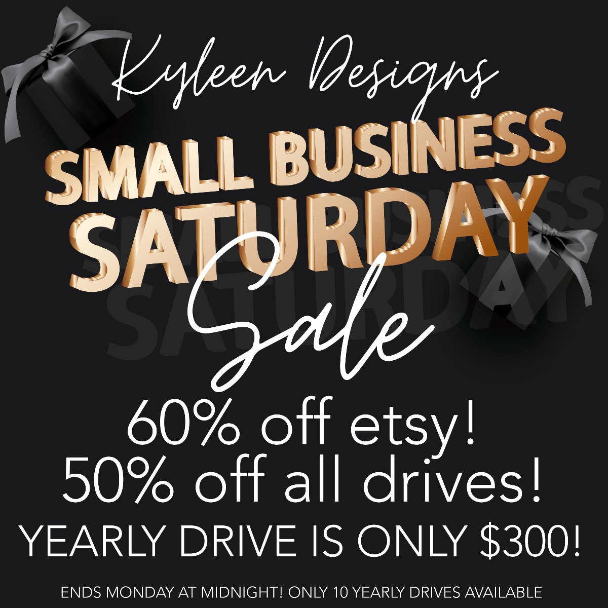 Kyleendesigns's tweet photo. SHOP SMALL THIS SATURDAY WITH 60% OFF! - https://t.co/9DzVEErvLt https://t.co/toGWpN08Ac