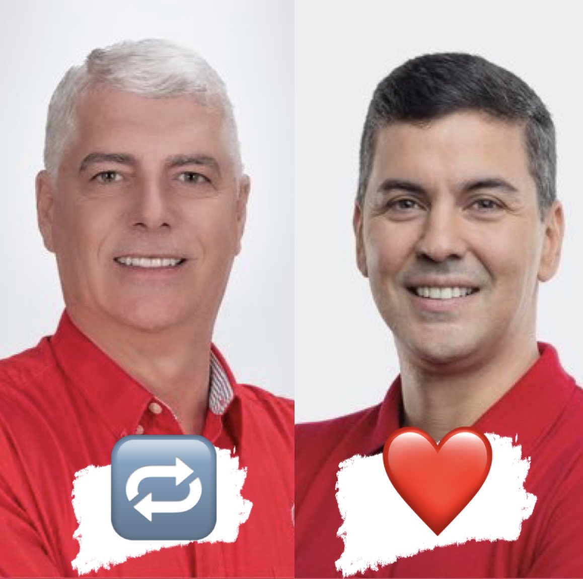 Si preferis a <a href="/ArnoldoWiens/">ArnoldoWiens</a> dale RT y si sos del equipo <a href="/SantiPenap/">Santiago Peña</a> dale ❤️