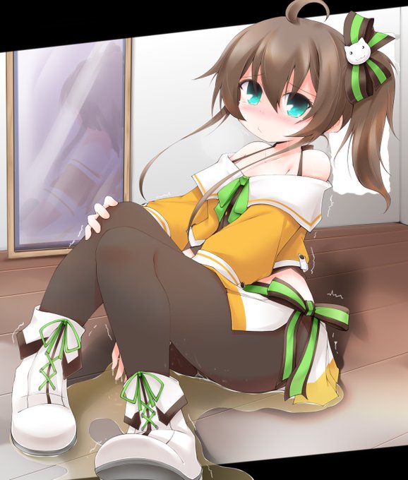 もらしてないもん///💛
#おもらし 