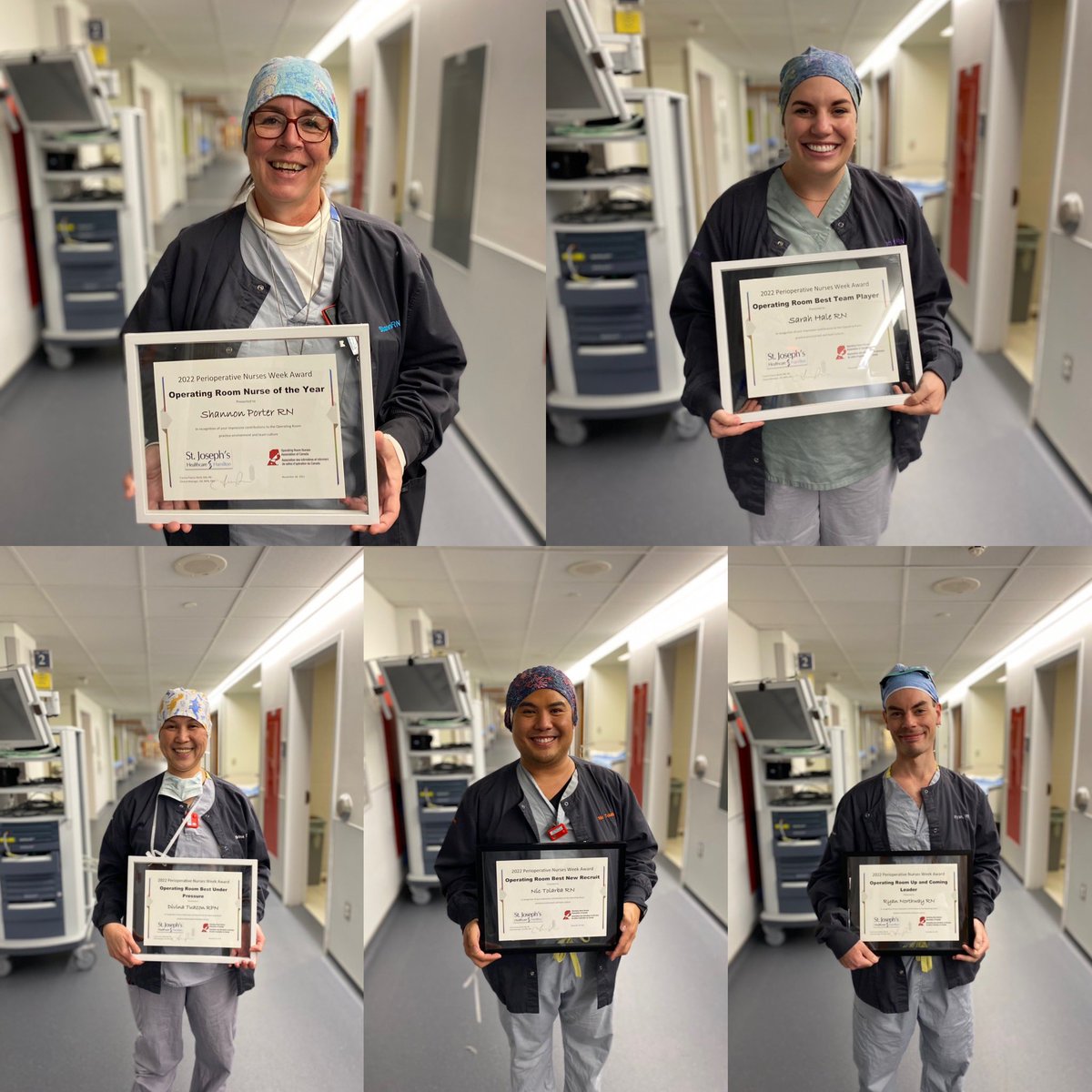 PearceTracina's tweet photo. Had a brilliant time celebrating #periopnursingweek2022 @STJOESHAMILTON. This exceptional group of professionals are there for our patients when they are most vulnerable during operative time. Thank you for working with such pride and precision ❤️. https://t.co/IT4HK3Zu6w