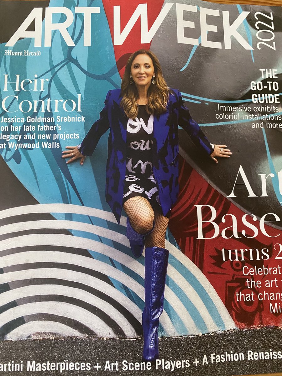 JaneWooldridge's tweet photo. It is my honor to cover #ArtBaselMiamiBeach for the 20th year! Check out our anniversary guide to #MaimiArtWeek today in print and online! @miamiherald @wynwoodwalls ⁦@downtownMIA⁩ ⁦@ArtBasel⁩ @ArtMiami https://t.co/7ljIuKrs0G