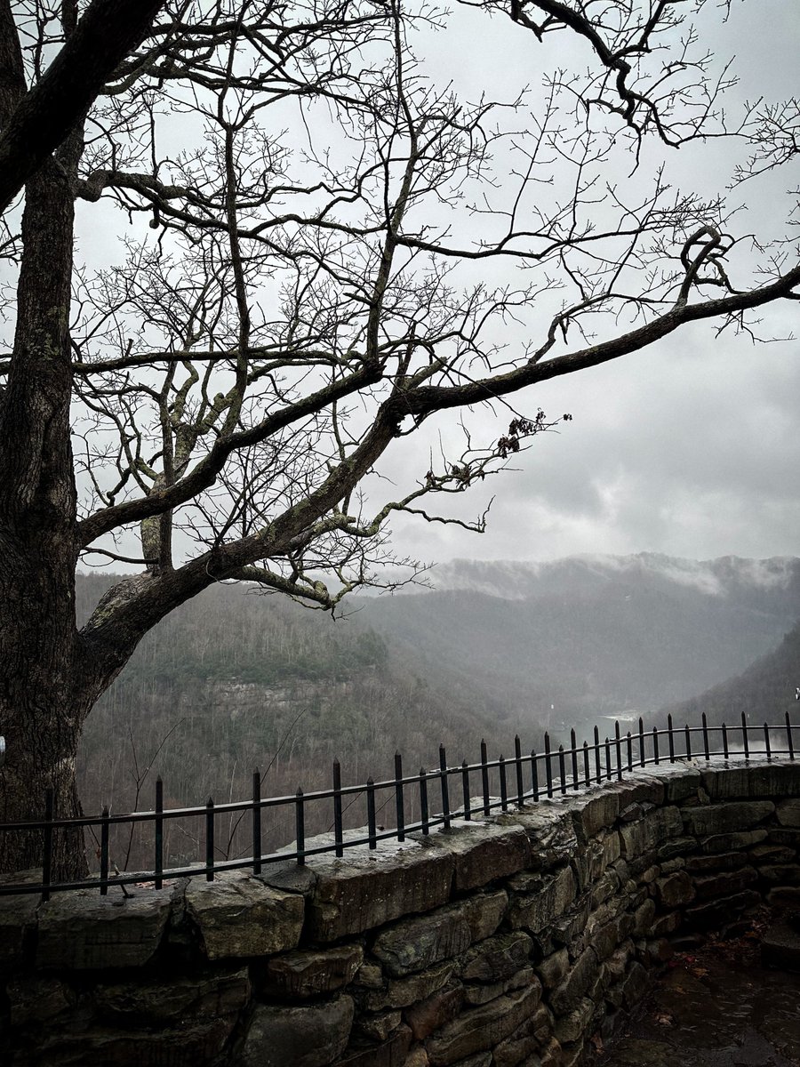 KDFisher02's tweet photo. A couple of pics I took at Hawks Nest State Park on Black Friday when we decided to brave the rainy weather and chose hiking over crowded stores ((and when we were rewarded with the sun coming out in the afternoon💛)) #hiking #stateparksunday #westvirginia @WVtourism https://t.co/4eXAHSgdSb