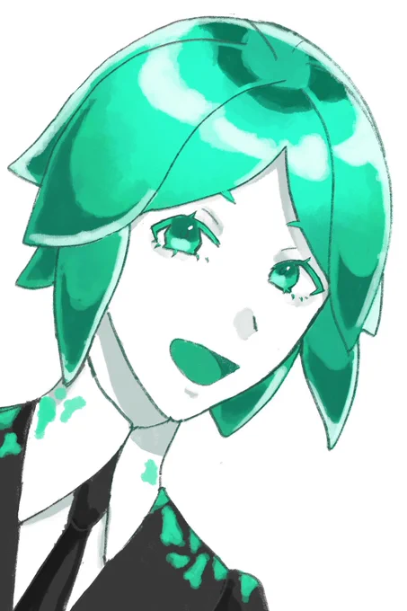最新話見て心が死んだので初期フォス描いた 