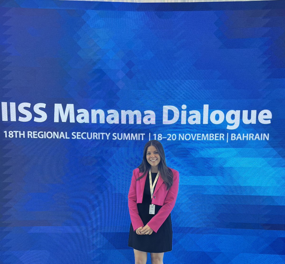 CCCPA’s DDR Programme Officer <a href="/lina_raafat/">Lina Raafat</a> took part in the 18th Manama Dialogue in🇧🇭organized by <a href="/IISS_org/">IISS News</a>, 17-21 Nov 2022, as part of the Manama Dialogue Young Leaders Program, which focused on the changing #geopolitics of energy &amp; the future of regional #security in the #ME