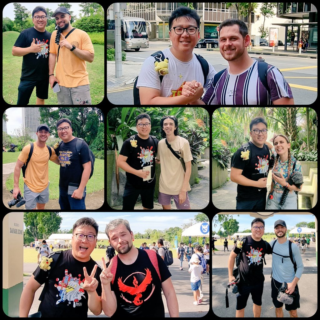 brandontan91's tweet photo. It's been 3 years since I last met @trnrtips, @JTGily, @JT_Valor, @MYSTIC7, @_ZoeTwoDots, @ItsFleeceKing &amp; @thetrainerclubb at a #PokemonGO event. 
I'm glad we were able to finally meet again in Singapore after all these years 😄😄

Hope to see ya all at the next event~~~ 🥳 https://t.co/AjKchqbD9t