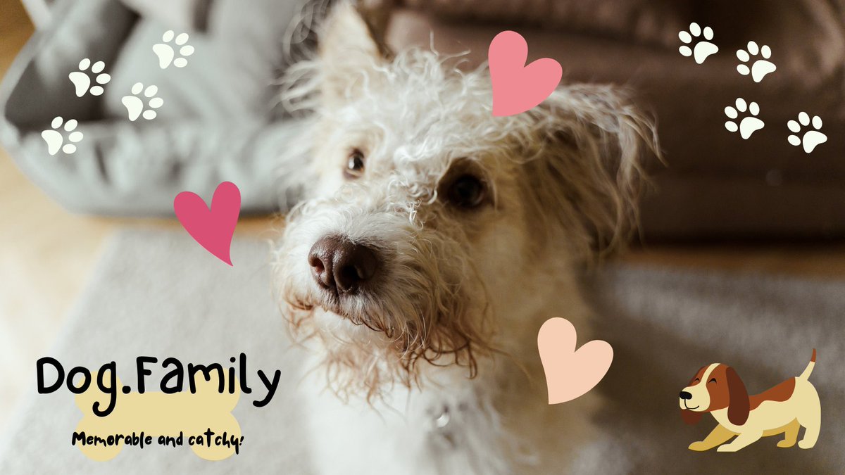 Dog.family for sale on sedo! 
3 Letter words, Memorable and catchy!
Suitable for starting your pets business
For example
Pet Shop
Pet Supplies
Pet Grooming
Pet hotel

#domainname #domainsforsale <a href="/sedo/">Sedo</a> #Pets #dogs #dog #BusinessOwner #startup <a href="/Undeveloped/">Dan.com - a GoDaddy brand</a> #seo #web3
