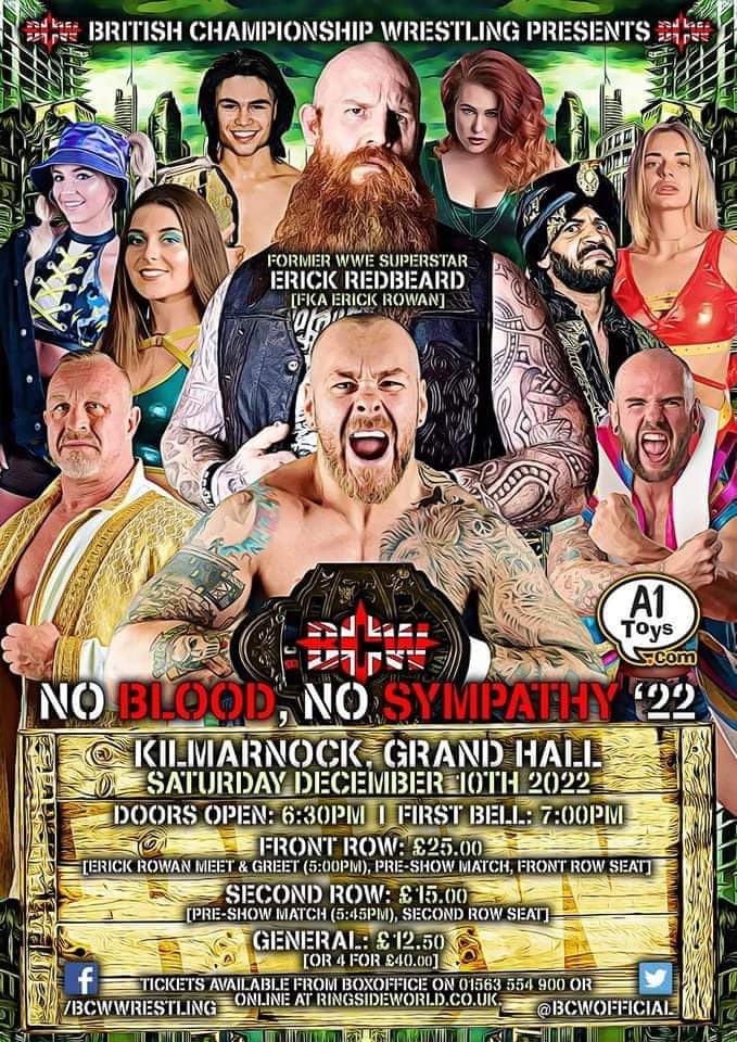 Less than 2 weeks to go folks !!! Get your tickets now 24 hrs a day by going to ringsideworld.co.uk/event3283/bcw-… @TheOdDiTy_33 @AngelHayzeUK @RampageBrown @pw_daz @melissaf13rce @KennyWilliamsUK @Robbie_X_ @ErickRedBeard @MylaGrace_x @MollySpartan and more